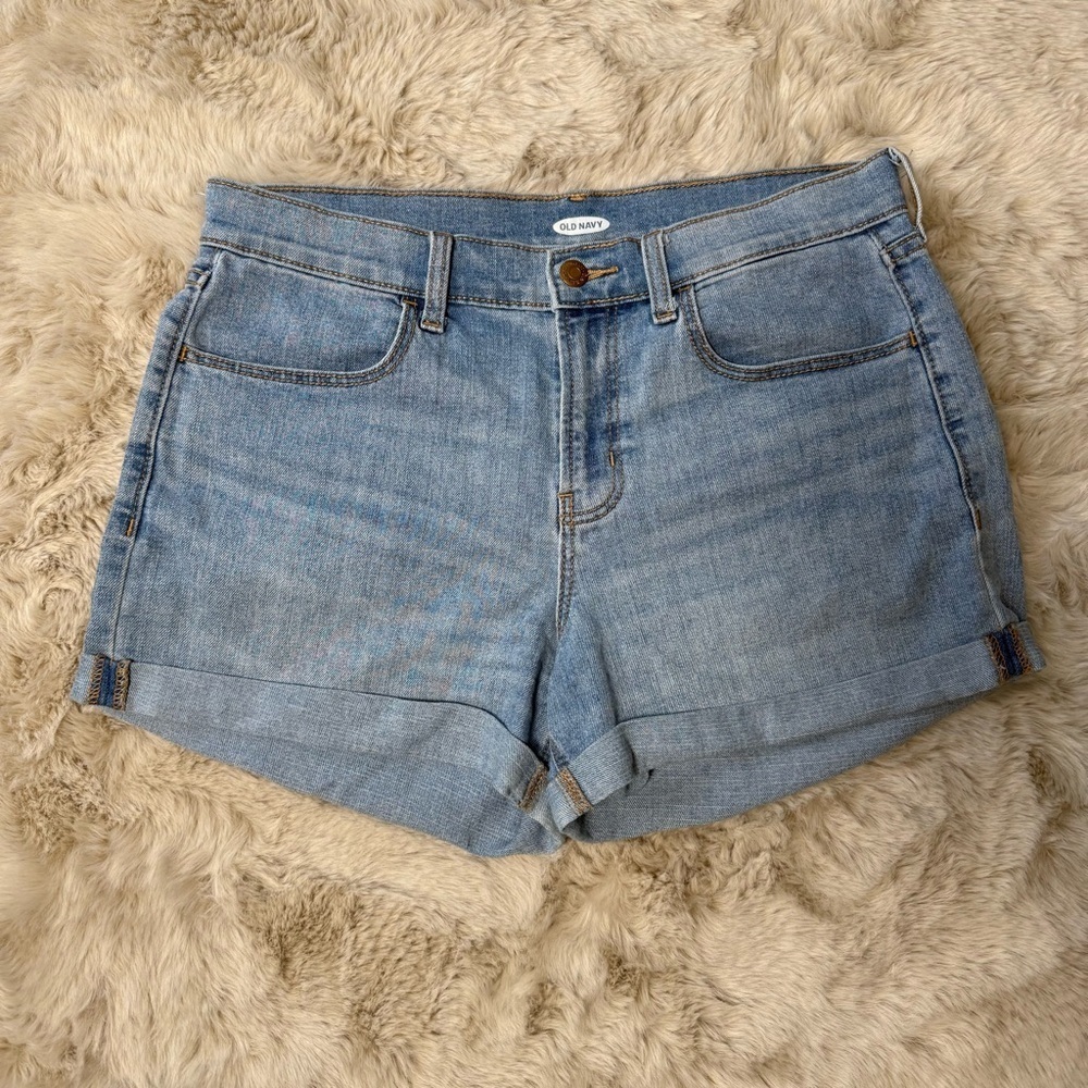 Old Navy Rolled Cuff Denim Shorts Womens Size 8